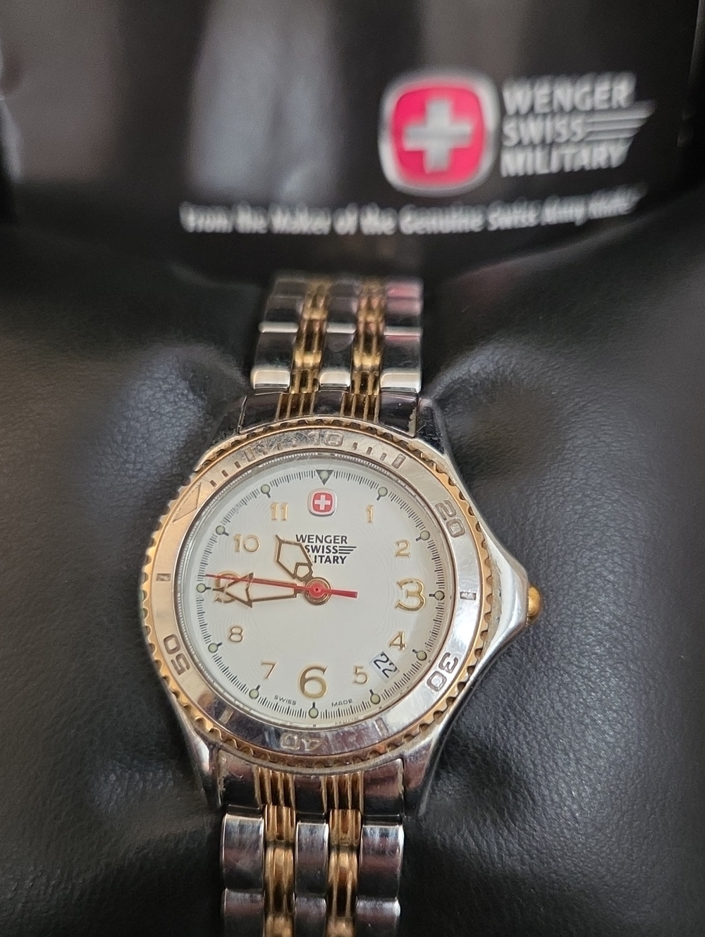 Wenger Two-Tone Silver and Gold Ladies Watch